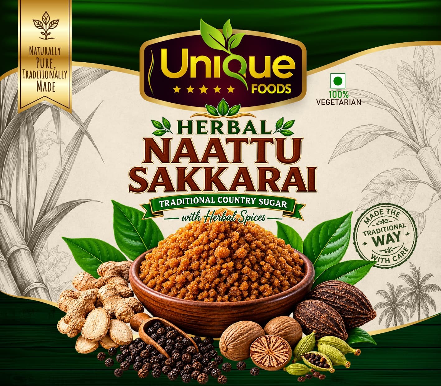 Herbal spices and authentic ingredients